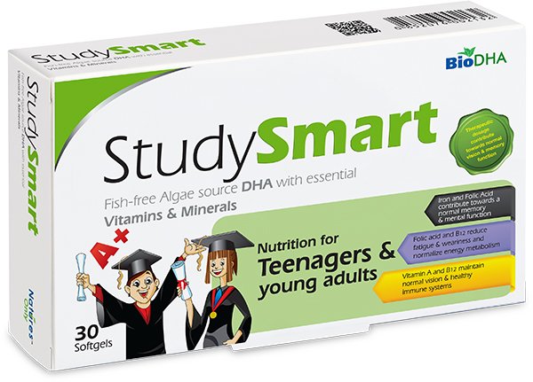 StudySmart- Fish-free Algae source DHA