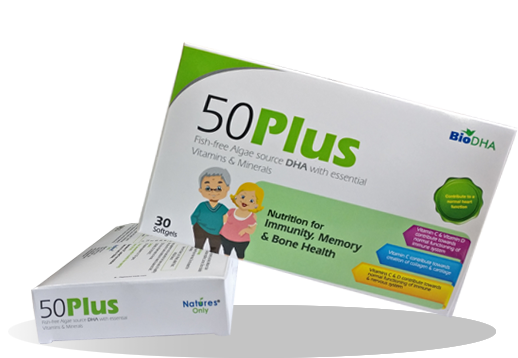 50Plus - Immunity, Healthy, Heart, Vision & Memory